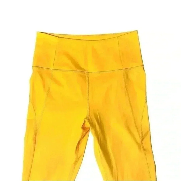 Girlfriend Collective Compressive High-Rise Legging Yellow Medium - Picture 2 of 6